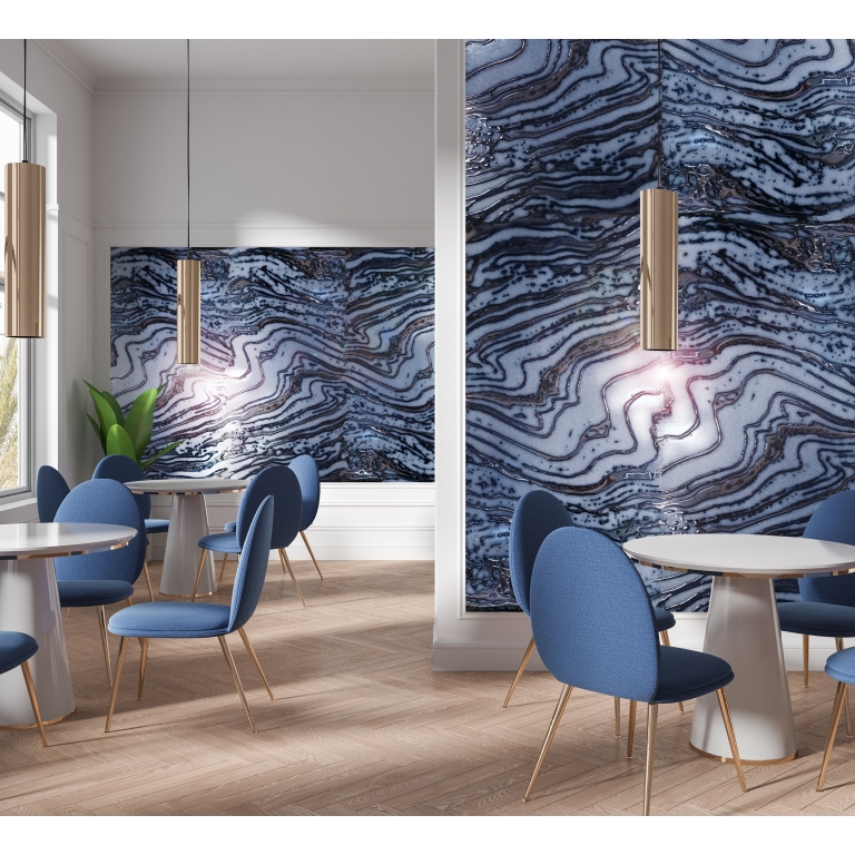 VERO - 24X47 TIDE, BLUE, SATIN